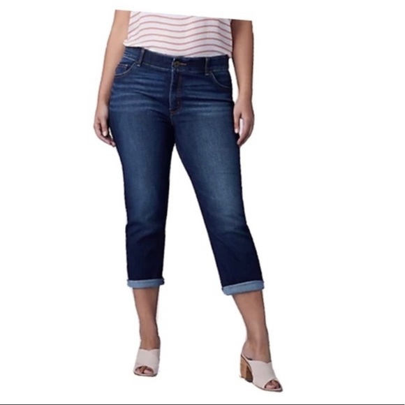 NWT! Lee Flex Motion Regular Fit Jean Capris size 16 - Picture 4 of 7